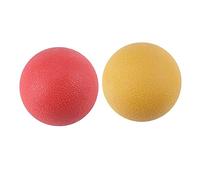 Healeved 2PCS TPE Massage Ball Set for Deep Muscle Relaxation Yoga Fitness Therapy Ball for Back and Trigger Point Therapy