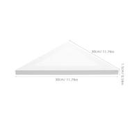 Healeved 2pcs Triangle Irregular Oil Painting Frames Canvas Boards 30cm Cotton Painting Panels for Student Artists Acrylic Decorative Art Supplies for Porch and Home