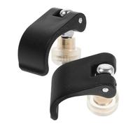 Healeved 2pcs Universal Trekking Pole External Flip Lock Replacement with Handle and Nut, Collapsible Walking Stick Fastener Accessories for Hiking and Mountaineering Equipment