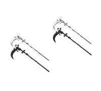 Healeved 2pcs Vintage Gothic Sunflower Metal Hair Pin for Women Thick Hair Styling and Scalp Protection for Renaissance and Cosplay Festival