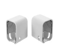 Healeved 2pcs Wall Mounted Electric Toothbrush Holder Covers, Dustproof Plastic Toothbrush Head Organizer for Bathroom and Travel Use, Suitable for Families