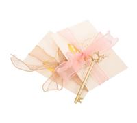 Healeved 2pcs Wedding Vow Cards Paper Vows Book with Lines Fine Texture Delicate Style for Wedding Party Speeches