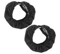 Healeved 2pcs Wheelchair Wheel Covers - Non-Slip & Silent Rolling Covers for Indoor Use - Anti Slip Front Wheel Sleeves Fits Most Wheelchair Tires 4.72"x4.72"