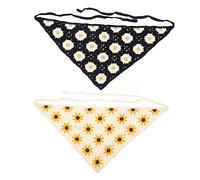 Healeved 2Pcs Women Floral Hairbands Chic Headbands with Air Permeability Comfortable Elastic Design for Spa Makeup Yoga and Daily Wear Stylish Accessories for All