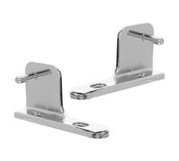 Healeved 2pcs Zinc Alloy Freezer Door Hinges Heavy Duty Replaceable Refrigerator Door Pivot Hinges Suitable for Household Refrigerators and Food Service Establishments
