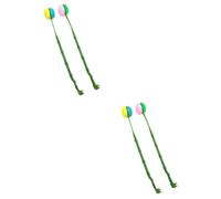 Healeved 2sets 2pcs Back Massage Tool Portable Plastic Back Scratcher Tickle Relief Tool Long Reach for Itching Massage for Family Friends Comfortable Smooth Design 2pcs*2