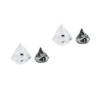 Healeved 2sets Diamond-shaped Makeup Sponge for Foundation Loose Powder and Cosmetics Hydrophilic Puff for Home and Salon Use Reusable and Easy to Clean Gentle Skin