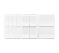 Healeved 3 Books Index Tabs Sticky Tabs Multi-Function with Elegant Matte Finish White BOPP Material Organizing Notes 40/80/160 Pages for Quick Reading and Office Use