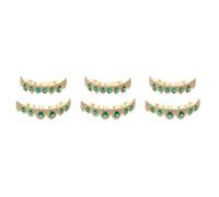 Healeved 3 Pairs Removable Rhinestone Teeth Grill for Men and Women with Metal and Glass Diamond Material, Easy Application and Safe Wear Experience, Costume Accessory for Music Concerts