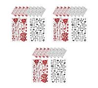Healeved 30 Pcs Halloween Cosplay Face Jewels Self-adhesive Rhinestone Temporary Stickers with Glitter 3d Dazzling Effect Sweatproof Imitation Diamond for Parties and Festivals