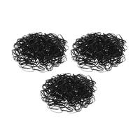 Healeved 300pcs Black Small Hair Bands for Braiding and Daily Use, Mini Rubber Hair Elastics with Precision Styling and Comfortable Fit, for Women
