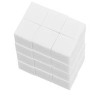 Healeved 300pcs White Square Nail Art Sponges for DIY Nail Art and Travel Gentle and Compact Sponge Tools for Gradient Polish Application and Manicure Designs