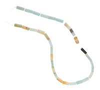 Healeved 30pcs 4x13mm Natural Stone Cylinder Spacer Loose Beads for Jewelry Making Versatile Beads Suitable for Making Necklaces and Craft Projects