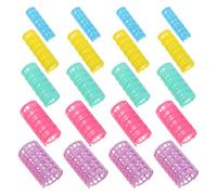 Healeved 30pcs Air Curler for Hair Heatless Curling Kit Hair Perm Rods Set Plastic Rollers One Curling Clip for Women Styling Tools for Bangs