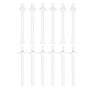 Healeved 30pcs Disposable Nose Wax Applicators for Hair Removal Multi-functional Wax Sticks for Sensitive Areas Smooth and Safe Use for Nostrils Eyebrows and Bikini Areas