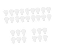 Healeved 30pcs Highlighter Brush Protector Covers Makeup Brush for Travel and Daily Use Space-saving Design Reusable and Portable