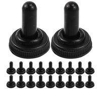 Healeved 30pcs Mini Toggle Buttons Switch, 6mm Silicone Waterproof Boot Cover Cap | Screw on Design, Weather Resistant for Electronic Button