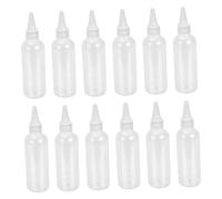 Healeved 30pcs Pointed Tip Applicator Bottles for Hair Dye Squeeze Dispensing Bottles for Cosmetics Arts Crafts PE Material with Precise Flow Control Easy to Clean and Reuse Random Color