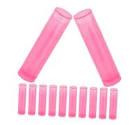 Healeved 30pcs Refillable Lipstick Tubes DIY Empty Lip Balm Containers Portable Pink Wax Tubes for Homemade Lip Care