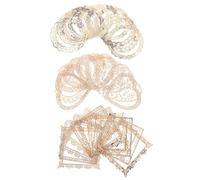 Healeved 30Pcs Vintage Lace Border Scrapbook Paper for Journaling DIY Decorative Background Paper with Retro Patterned Design, Suitable for Handmade Albums and Craft Projects Random Style