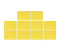 Healeved 30pcs Waxed Foundation Sheet Beeswax Honeycomb Base for Beekeeping, Simple Shape Yellow Honeybee Hive Accessories Saving Time for Fast Nesting