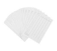 Healeved 32pcs Golf Competition Scorecards Coated Paper Refill for Accurate Game Tracking Lightweight Portable Golf Score Cards for Tournament Performance Metrics and Professional Scoring