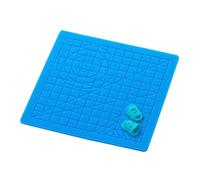 Healeved 3D Printer Pen Silicone Mat with Finger Sleeve, Blue Drawing Pad for DIY 3D Printing Projects, Heat-Resistant Silicone Desk Mat for Beginners