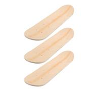 Healeved 3pcs 43cm DIY Skateboard Decks 7-Layer Maple Wood Blank Skateboard Boards for Painting Double-Tail Plain Wooden for s Art and Craft Projects