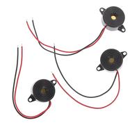 Healeved 3pcs Active Piezoelectric Electric Buzzer with Complete Drive Circuit and Wide Voltage Power Supply, Continuous Tone Sound Output ≥85db, for Areas Needing Sound Alarm Or Car
