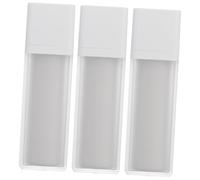 Healeved 3Pcs Airless Pump Bottle Refillable Vacuum Pump Containers for Cream Lotion Essence Travel Friendly Leak Design Practical Empty Cosmetic Dispensers