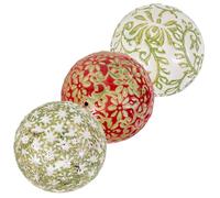 Healeved 3Pcs Ceramic Floating Decorative Balls, 6cm Hand Painted Home Orbs