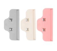 Healeved 3pcs Diamond Drawing Clips Plastic Resin Fixing Tools Simple Operation Keep Work Space Clean Assorted Color for Diamond Drawing Process