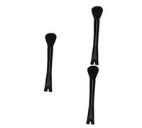 Healeved 3pcs Double Head Nose Contour Brush U-shaped Face Brush for Loose Powder Application