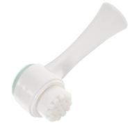 Healeved 3pcs Double-sided Facial Cleaning Brush for Manual Cleansing Dead Skin Removal and Blackhead Extraction Unique Handle Design Multifunctional Face Care Tool