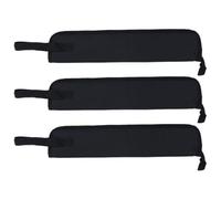 Healeved 3pcs Drumstick Bag Set for Percussion Accessories with Canvas Material and Shoulder Straps, Multi-purpose Storage Case Protecting to 8 Drumsticks, the Go and Stage
