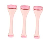 Healeved 3pcs Dual- Eye Massaging Roller for Face and Eye Care Handheld Massage Tool for Application Anti-aging and Puffiness Relief Portable Facial Massage Stick