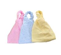 Healeved 3pcs Elastic Cotton Headband for Women Girls Cold Headscarf Warm Comfortable Absorbent Easy to Wear Random Color