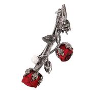 Healeved 3pcs Elegant Rose Hair Clip for Women Chic Spring Hair Accessory for Parties and Daily Wear Unique Decorative Hairpin Smooth Finish for Weddings and Festivals