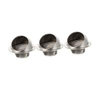 Healeved 3pcs Exhaust Vent Wall Exhaust Hood Stainless Steel Ventilation Outlet for Office Grille Cover Ducting Air Extractor for Outdoor Use