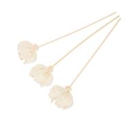Healeved 3pcs Flower-shaped Fire-free Aromatherapy Diffuser Sticks Made of Dried Flowers for Fast Absorption and Emitting Fragrance, for Room Decor and DIY Prop, Yellow Scent Diffusers