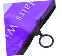 Healeved 3PCS Hanging Wig Storage Bags with Hook Transparent PVC Dustproof Organizer for Hair Extensions and Wigs Space-saving Vertical Holder for Travel and Compact Living