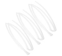Healeved 3PCS Heat Shrink Shoelace Tips: 39" & φ5mm Shoe String End Caps Aglets for Boot Shoelaces - Clear DIY Lace End Repair for Drawstring Hoodie