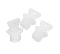 Healeved 3pcs Hot Water Bag Sealing Plugs Leakproof PP Plastic Stopper Caps with Threaded Design High-Temperature Resistant Replacement Stoppers for Hot Water Bottles Portable Warmth for