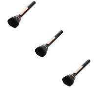 Healeved 3pcs Household Powder Brush for Makeup and Nail Care Loose Powder Applicator Lightweight and Comfortable for Removing Nail Dust and Applying Foundation