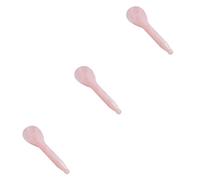 Healeved 3pcs Jade Massage Therapy Scrapping Plates Long Handle Scraping Tools Natural Stone Facial Massaging Board for Spa Chinese Massage Face Acupuncture Accessories