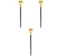 Healeved 3pcs King Scepter Decorative Cane Prop for Lightweight Royal Wand Accessory for Halloween Costume Role Play Rhinestone Design for Boys