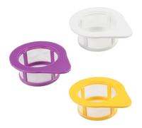 Healeved 3pcs Laboratory Cell Strainers Nylon Mesh Filters Plastic Material Precise Straining Simple to Clean for Chemistry Laboratory Experiments and Lab Filtration