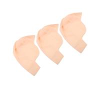 Healeved 3pcs Large Thin Latex Bald Caps for Adults Realistic Non-slip Bald Head Cover for Halloween Cosplay Theater Performances Costume Parties Breathable Reusable Fake Scalp Accessory