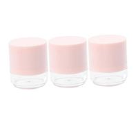 Healeved 3pcs Loose Powder Storage Box Puff Portable Makeup Container for Travel Compact Material for Blush Prickly Heat Powder