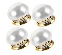 Healeved 3pcs Magnetic Brooch Pin No Sew Faux Pearl Buttons for V Neck Tops Sweaters Dresses Secure Clothing Clips for Wardrobe Malfunction Prevention Portable and Damage Closure